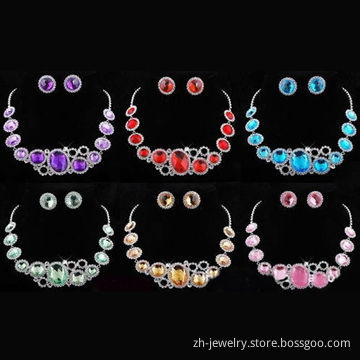 Popular Wedding Ring Holder Necklace Sets Jewelry, Match the Earrings, Necklace and Rings